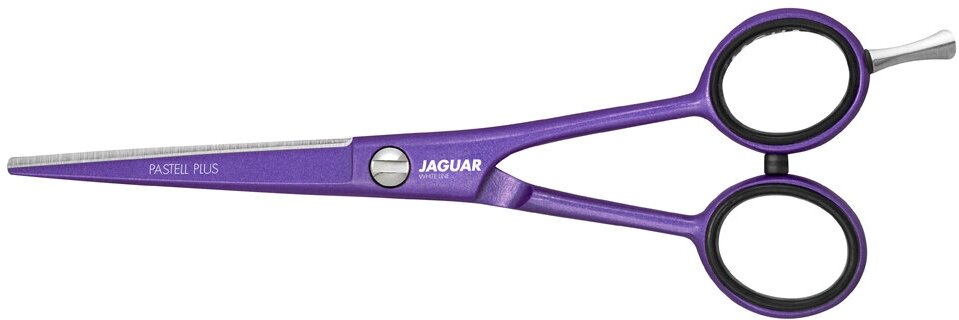 Парикмахерские ножницы JAGUAR White Line PASTELL PLUS VIOLA прямые 5,5", фиолетовые 4756-1