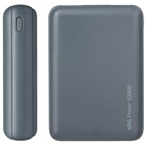 Внешний аккумулятор Deppa NRG Power 10000 mAh 21A 2xUSB компактный серый 119000₽