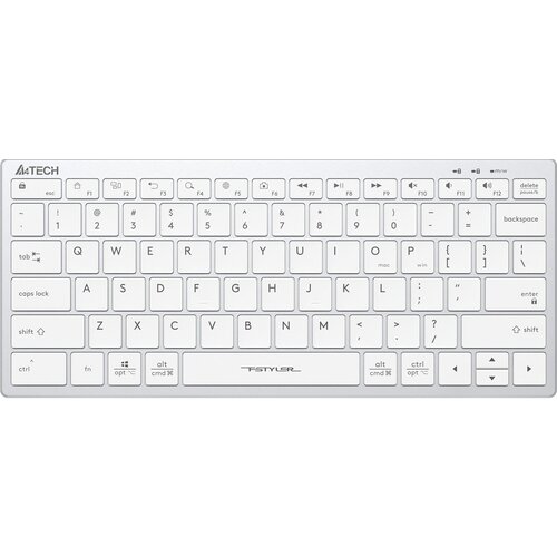 Клавиатура A4Tech Fstyler FX51 белый USB slim Multimedia FX51 WHITE 299700₽