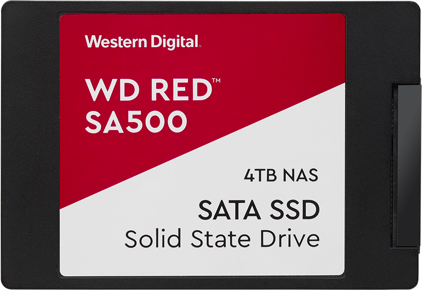 WD Твердотельный накопитель SSD WD Red™ SA500 NAS 3D NAND WDS400T1R0A 4ТБ 2,5" SATA-III (TLC)