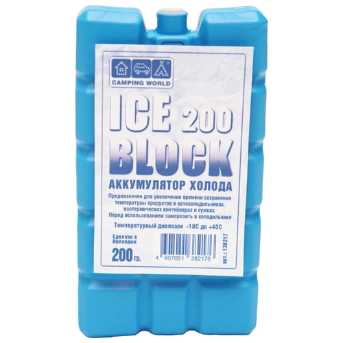 фото Camping World Аккумулятор холода Iceblock 200 голубой