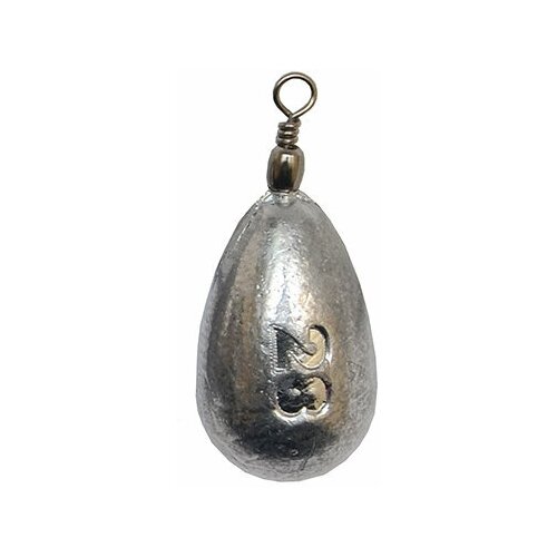 фото Груз рыболовный / грузила для рыбалки " колокол с вертлюгом " (олта), 28.0г - 10шт.