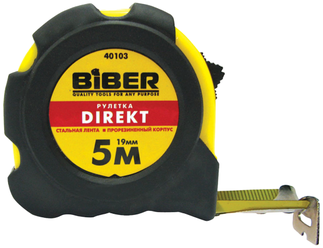Измерительная рулетка Biber Direkt 40103 19 мм x 5 м