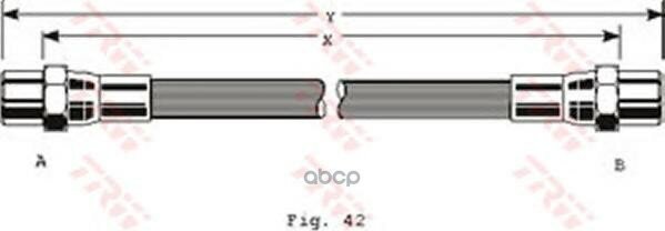 Шланг Тормозной TRW арт. PHA284