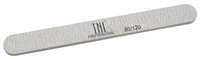 TNL Professional Пилка узкая хит продаж, 80/120 грит (в индивидуальной упаковке) серый