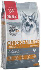 Blitz Корм для собак с Курицей и рисом 2кг