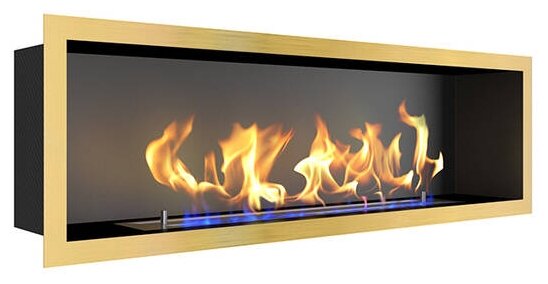 Биокамин Flagman 1000 латунный, ZeFire