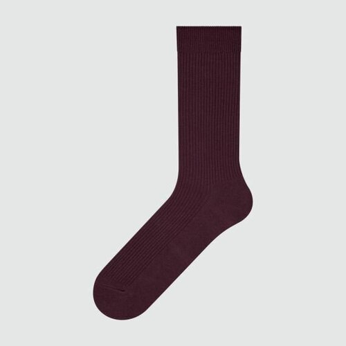 Носки Uniqlo, размер 28, бордовый