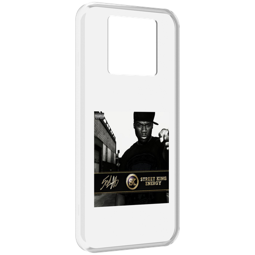 Чехол MyPads 50 Cent - Street King Energy для Black Shark 3 5G / Black Shark 3S задняя-панель-накладка-бампер
