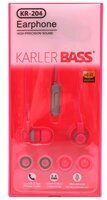 Наушники Karler Bass KR-204 pink