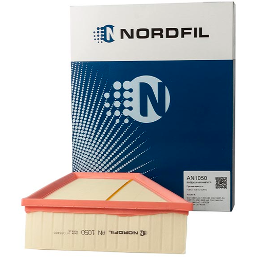 NORDFIL AN1050 Фильтр воздушный Ford Galaxy II, Mondeo IV, S-Max, Volvo S80 II, V70 II.