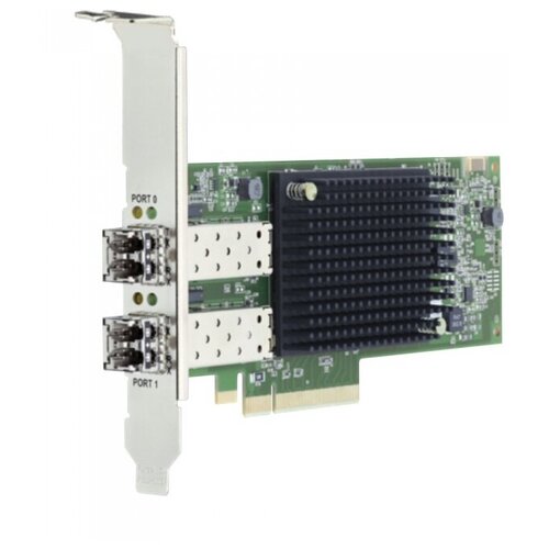 Сетевой адаптер Broadcom Emulex LPe35002-M2 Gen 7 (32GFC), 2-port, 32Gb/s, PCIe Gen4 x8, LC MMF 100m, трансивер установлен, Upgradable to 64G