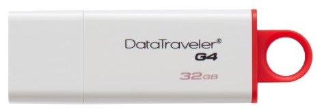 Флеш-память Kingston DataTraveler I G4, 32Gb, USB 3.0, б/крас, DTIG4/32GB (DTIG4/32GB)