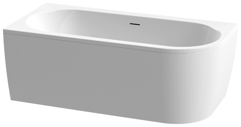 Акриловая ванна угловая левосторонняя белая фронтальная панель CEZARES SLIM CORNER-180-80-60-L-W37-SET