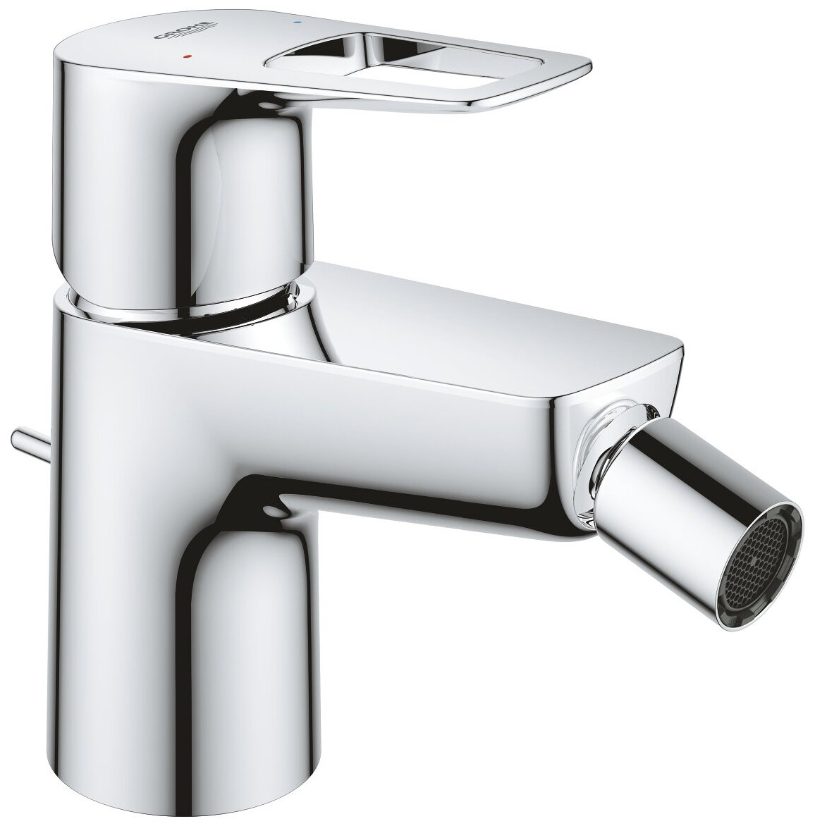 Смеситель для биде Grohe BauLoop, донный клапан, хром 23338001