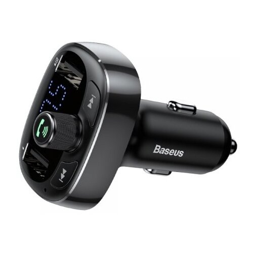 FM-Трансмиттеры Baseus T Typed Bluetooth MP3 Charger With Car Holder Dark Coffee CCALL-TM12 .