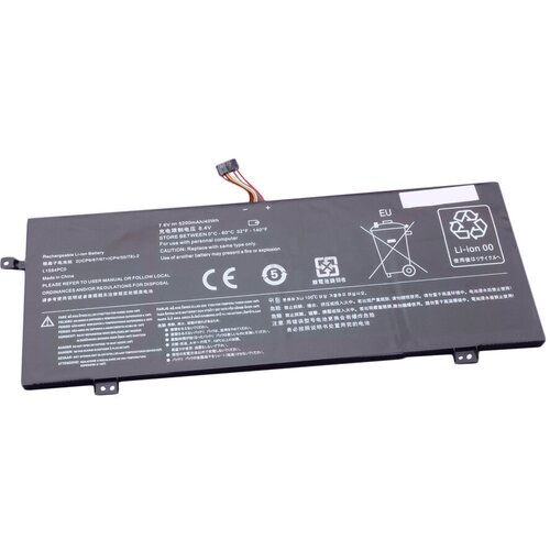 Аккумулятор L15S4PC0 для ноутбука Lenovo IdeaPad 710S-13ISK 7.6V 5200mAh черный laptop bottom case for lenovo for ideapad 710s plus 13isk 80wf 5cb0n03435 5cb0n03434 base case lower cover new