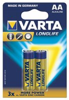 Батарейка VARTA 4106 LR6 BL2 LongLife 2 шт блистер