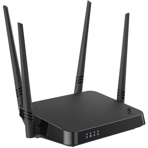 Wi-Fi роутер D-Link DIR-822/RU, черный wi fi роутер d link dir 620s