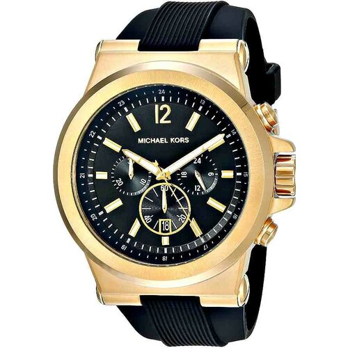 Наручные часы MICHAEL KORS Мужские Часы Michael Kors Хронограф MK8445, черный