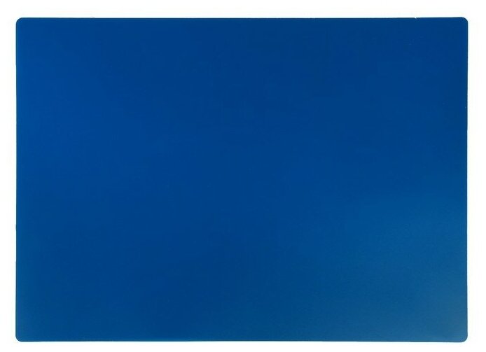 Накладка на стол пластиковая А3, 460 х 330 мм, 500 мкм, прозрачная, цвет темно-синий (подходит для офиса)