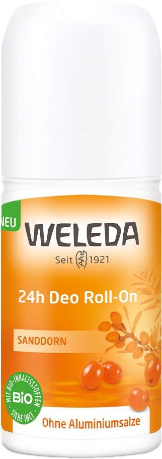 Weleda Дезодорант Облепиховый 24 часа Sanddorn Deo Roll-On 50 мл 1 шт