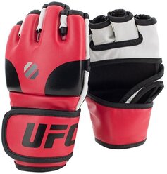 Тренировочные перчатки UFC Open Palm для MMA красный L/XL