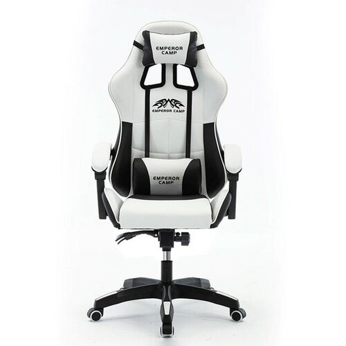 Кресло Стулово игровое белое с массажем