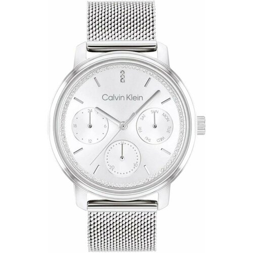 Наручные часы CALVIN KLEIN Швейцарские наручные часы Calvin Klein 25200180, серебряный