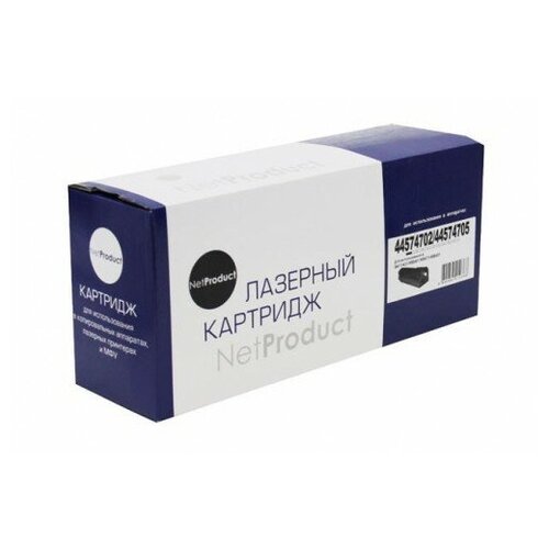 Тонер-картридж NetProduct (N-44574702/44574705) для OKI B411/B431/MB461/MB471/MB491, 3K картридж hb 44574702 44574705 black для oki b411 b431 mb461 mb471 mb491