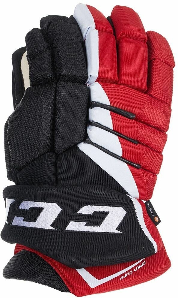 Перчатки CCM JETSPEED FT4 SR (BLK/RED/WHT 15")