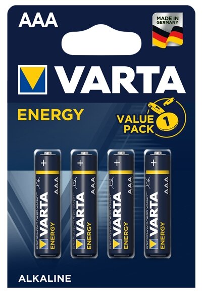 Батарейка алкалиновая Varta High Energy AAA набор 4 шт Varta 530930 .