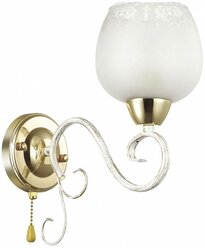 Бра Lumion Biancopa 3505/1W, E27, 60 Вт, кол-во ламп: 1 шт., цвет арматуры: золотой, цвет плафона: белый