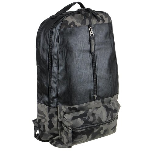 фото Рюкзак мужской городской кожаный милитари clipstudio