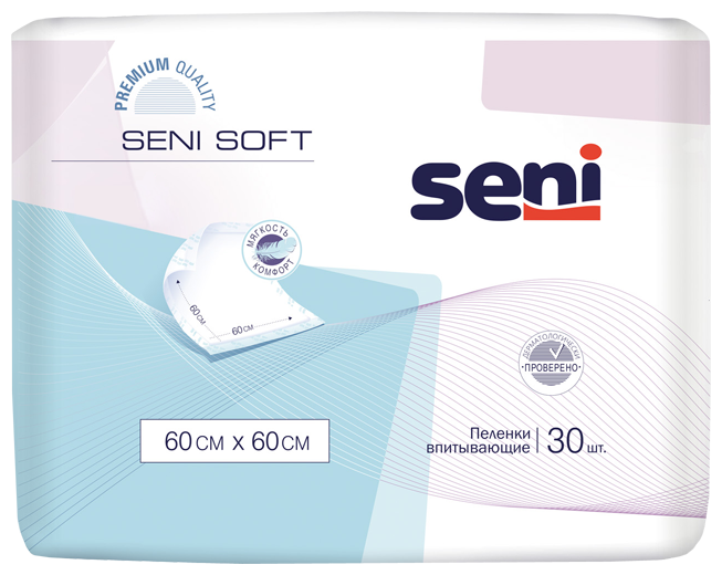 Пеленки Seni Soft SE-091-S030-J02 60 х 60 см (30 шт.)