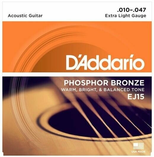 D'Addario EJ15 Струны для акустической гитары 10-47