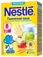 Каша Nestlé молочная пшеничная с кусочками яблока и земляникой (с 8 месяцев) 220 г