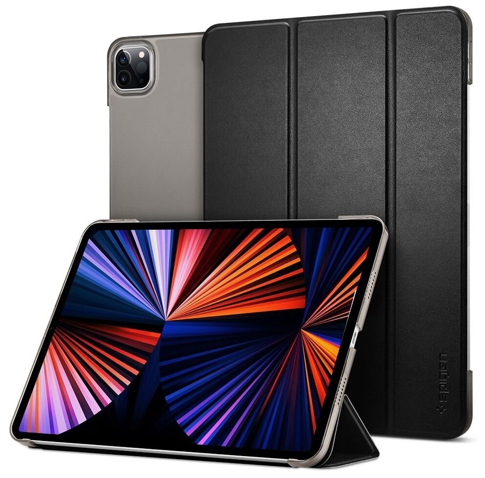 Чехол Spigen (ACS02887) для iPad Pro 11'' 2021 (Black) - фото №1