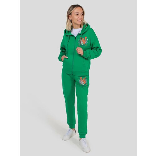 Комплект одежды VITACCI, джемпер и брюки, спортивный стиль, размер 146/152, зеленый