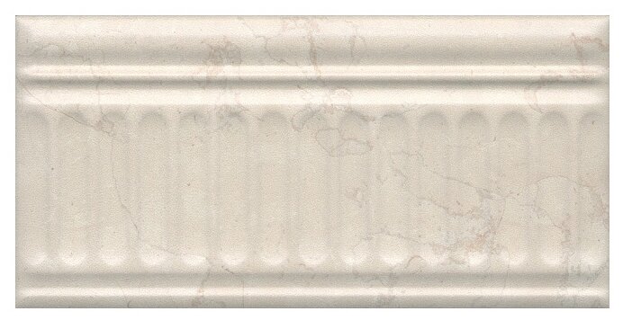 Керамическая плитка KERAMA MARAZZI Резиденция беж структурированный 19027\3F Бордюр 9,9x20 (цена за штуку)