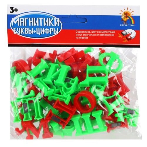 Набор букв Donkey Toys Два жирафа 63 шт.