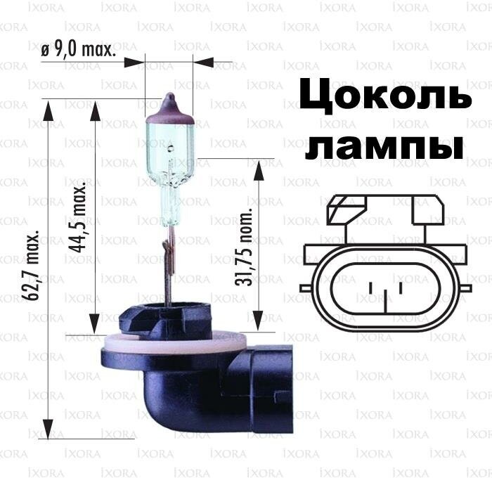 NARVA Лампа головного света H27W/2 12V 27W 1шт. (коробка) 48042