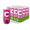 Напиток Кул Кола Вишня (Cool Cola CHERRY) безалкогольный сильногазированный, а/б 0.33 (упаковка 12шт) - изображение