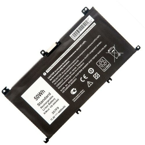 Аккумулятор для ноутбука Dell Inspiron 15-7000, 7559, 7557, 7567 (11.4V, 4400mAh). PN: 357F9, 71JF4, 00GFJ6