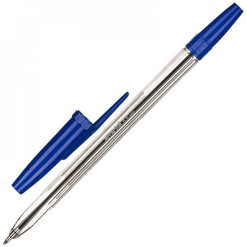 Ручка шариковая Attache Economy Elementary синяя (толщина линии 0.5 мм) 434191 ручки platignum шариковая ручка с дополнительным стержнем