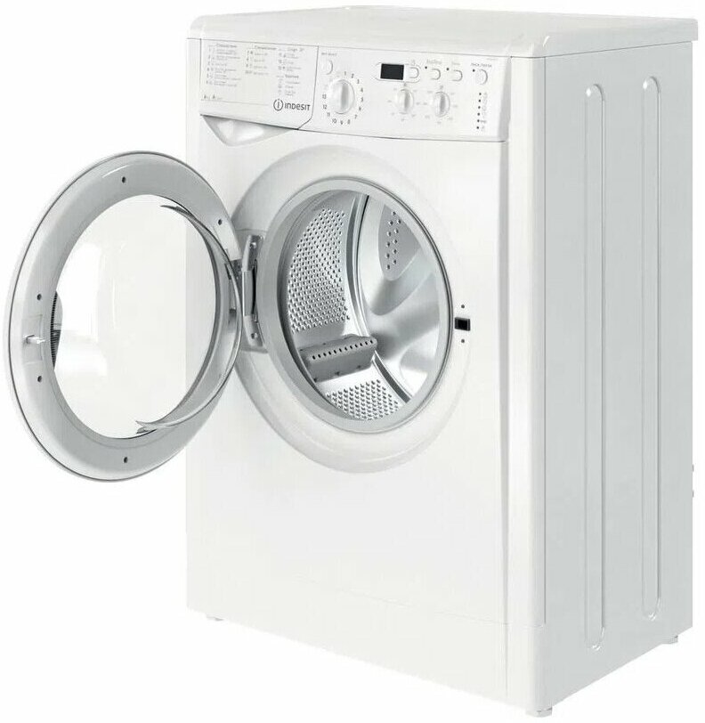 С/м фронтальная INDESIT IWSD 6105 (CIS).L белый - фотография № 4