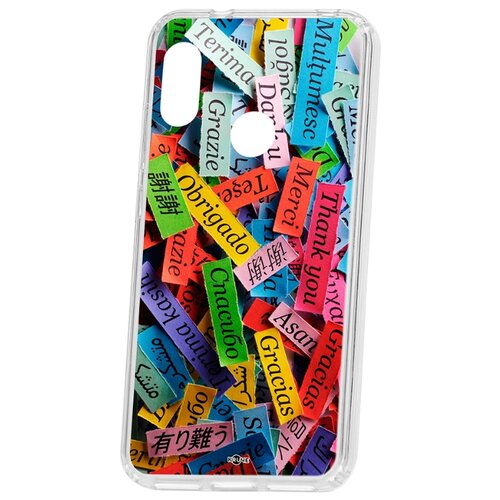 фото Чехол на huawei p20 kruche print thank you