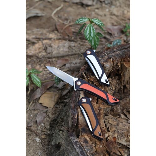 фото Нож складной roxon k2, сталь d2, коричневый, k2-d2-br