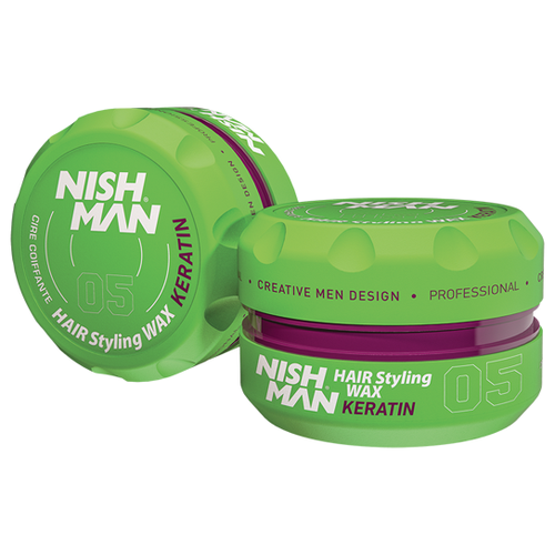 Воск для волос NISHMAN AQUA HAIR STYLING WAX 05 KERATIN Аромат: лесные ягоды 100 ML