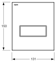 Кнопка смыва MEPA Orbit part 2 421131 глянцевый хром